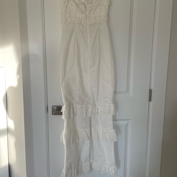 House of CB Ivory Ruffle Maxi Skirt - Picture 2 of 11